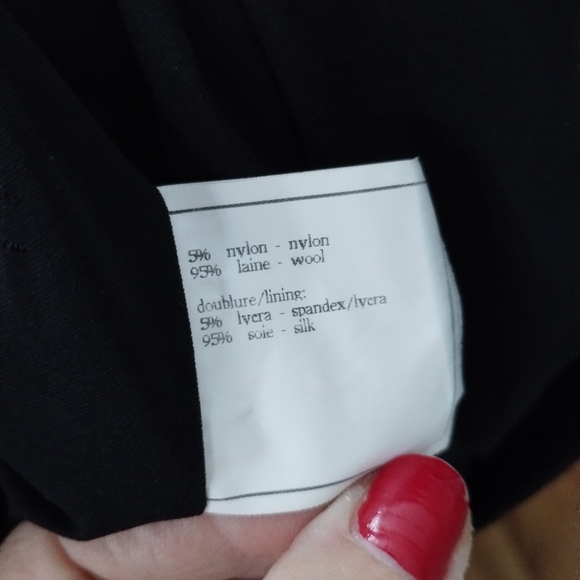 Chanel Vintage Spring 1995 Black Gold CC Logo Peplum Tweed Jacket 6 - Picture 8 of 14